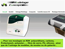 Tablet Screenshot of modelage-concept.com